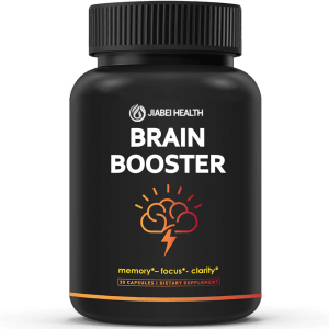 Jiabei Health Brain Booster Supplement - 30 capsules for memory and focus