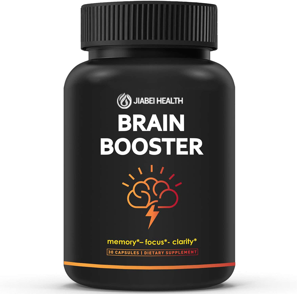 Jiabei Health Brain Booster Supplement - 30 capsules for memory and focus