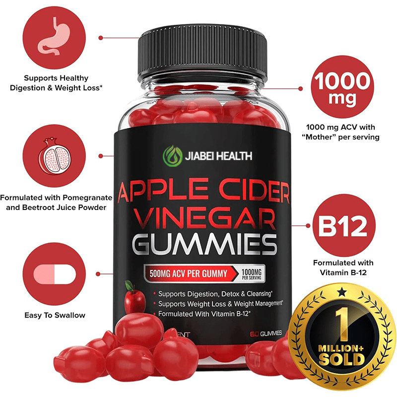 High-Potency Apple Cider Vinegar Gummies (500mg ACV per Gummy) - Bulk Supplier for Private Label - Image 4