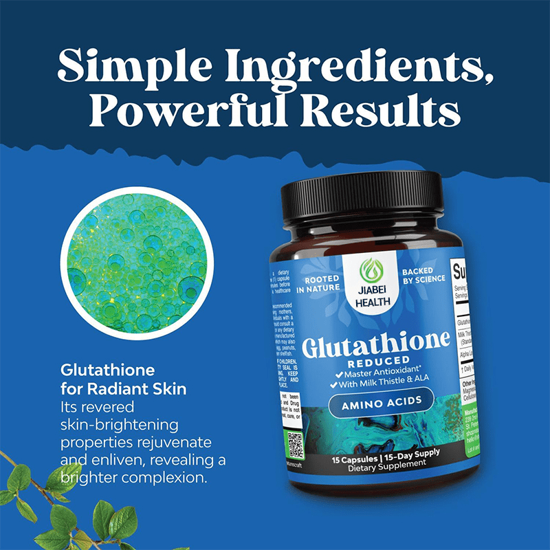 Glutathione Reduced 30 Capsules – Master Antioxidant with Milk Thistle & ALA - Image 4