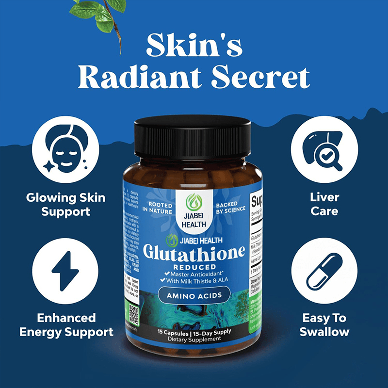 Glutathione Reduced 30 Capsules – Master Antioxidant with Milk Thistle & ALA - Image 2