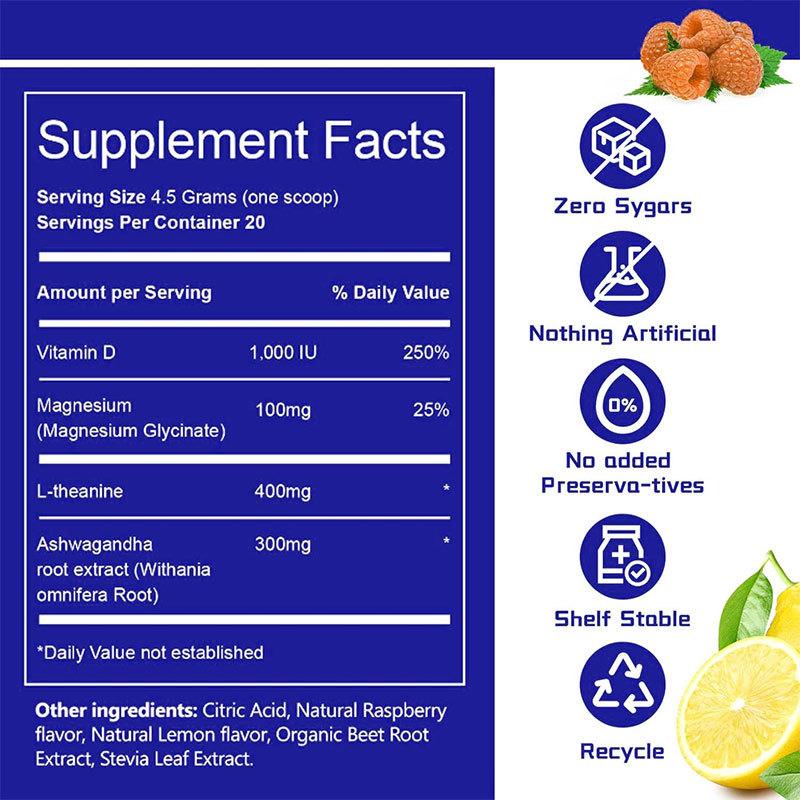 Raspberry Lemonade Magnesium Glycinate Drink Mix - Image 3
