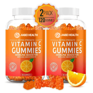 Extra Strength Vitamin C Gummies with Zinc and Echinacea 250mg per serving for immune support, OEM and private label manufacturing by Jiabei Health