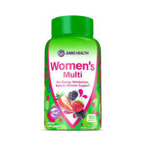Jiabei Health Women’s Multivitamin Gummies with natural berry flavors for energy metabolism, bone strength, and immune support – OEM & Private Label dietary supplement