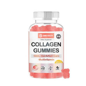 Vegan collagen gummies for skin, hair, and nail care by Jiabei Health, OEM and private label dietary supplement manufacturer