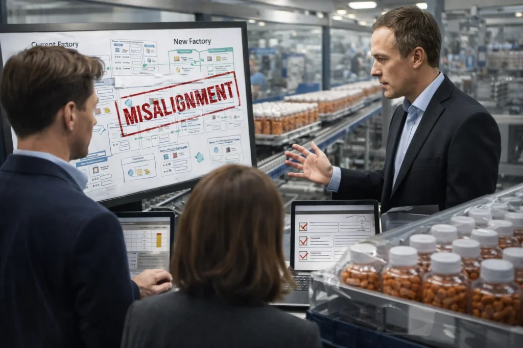 System-level misalignment revealed when brands treat switching supplement manufacturers as a technical change rather than a full operational transition