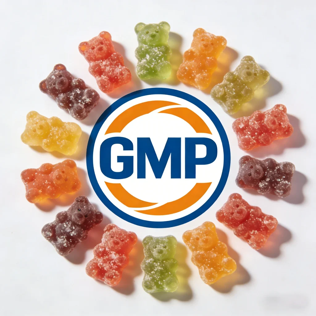 GMP certified gummy manufacturer evaluated during buyer quality system review