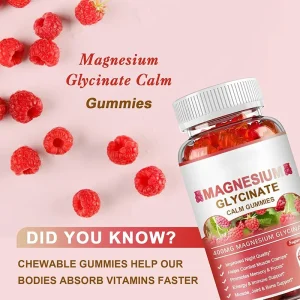 chewable magnesium glycinate gummies designed for better absorption