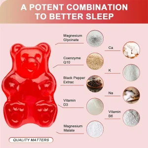 magnesium glycinate gummies with calm and sleep support formula