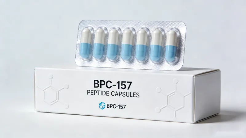 OEM considerations for BPC-157 peptide capsules showing MOQ requirements, packaging configuration, and documentation alignment in capsule manufacturing