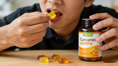 Curcumin gummy manufacturing challenges caused by intrinsic bitterness and flavor saturation limits in chewable and gummy formulations