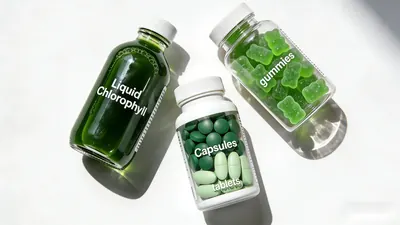 Liquid, Capsule and Gummy Chlorophyll Forms