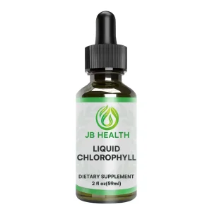 liquid chlorophyll drops in 2 fl oz glass dropper bottle for private label supplement