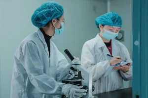 quality control laboratory in dietary supplement manufacturing facility