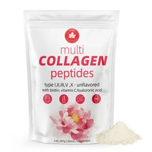 multi collagen peptides powder supplement types I II III V X collagen powder