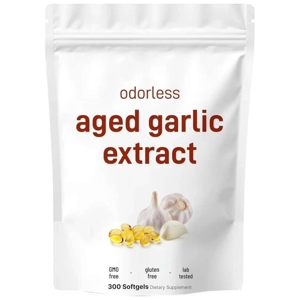 odorless aged garlic extract softgel supplement OEM manufacturer