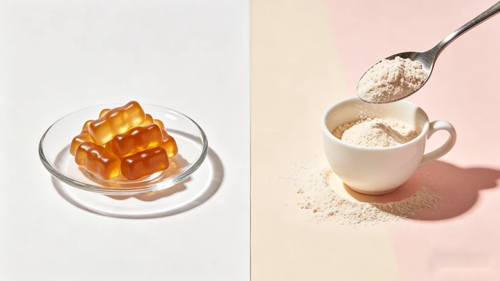 collagen gummies vs powder comparison for supplement brands