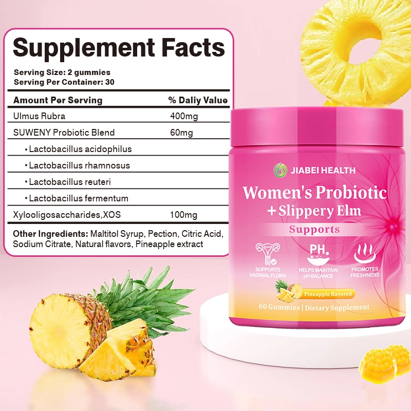 Women’s Probiotic Gummies with Slippery Elm - Image 2