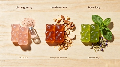 Different vegan hair gummy formula options for private label product development