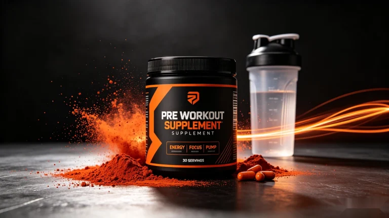 Bulk pre workout supplement powder prepared for commercial manufacturing and private label packaging