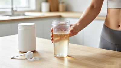 Keto electrolyte powder supplement prepared as a daily drink