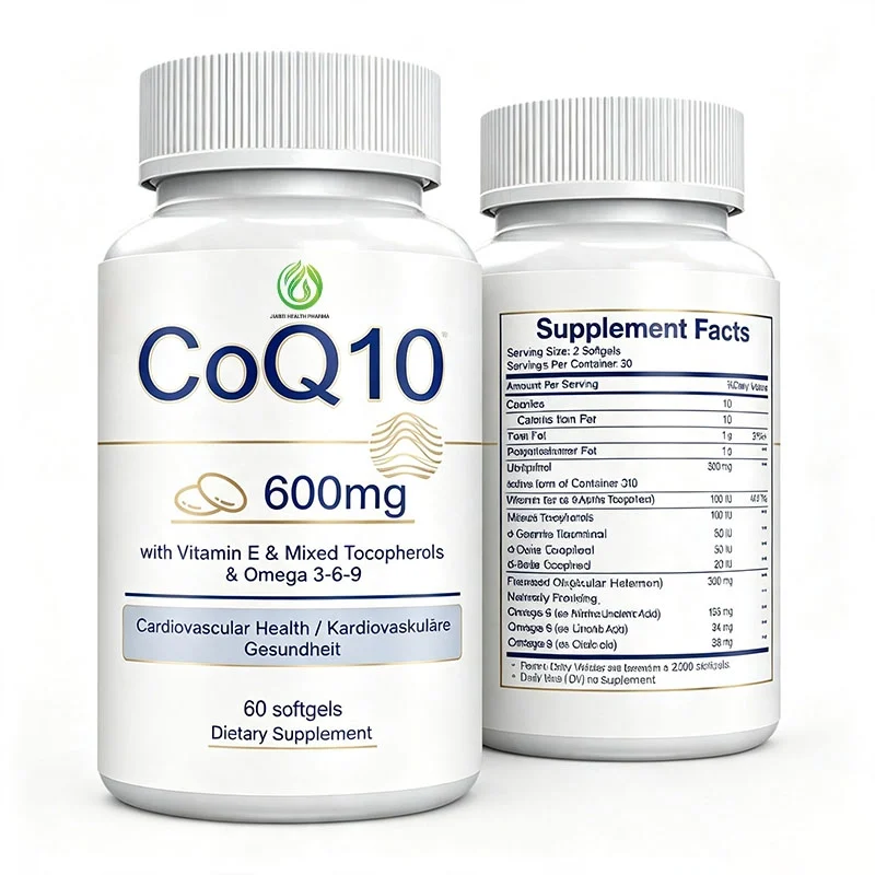 CoQ10 softgel supplements for OEM and private label manufacturing